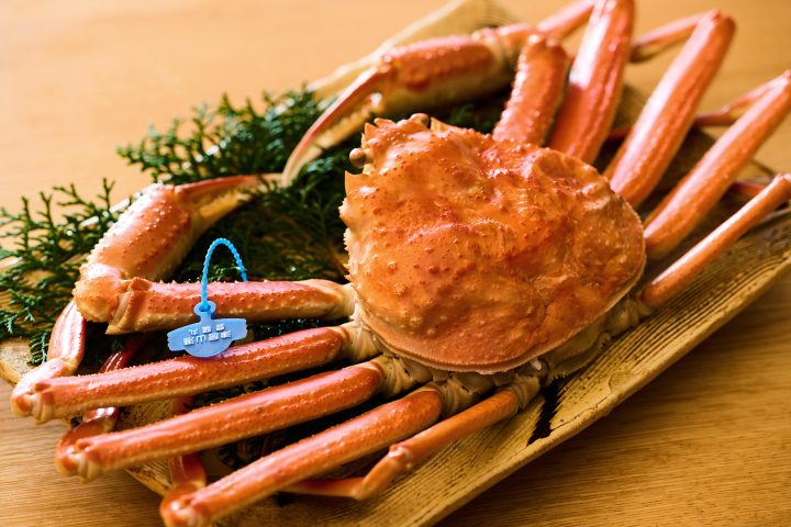 【タグ付き活がにお1人1杯分！】茹でがに・かに刺し・焼きがにの豪華かに会席